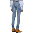 Balmain Blue Slim Fit Super Destroy Jeans