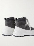 Canada Goose - Journey Rubber and Nubuck-Trimmed Suede Hiking Boots - Gray