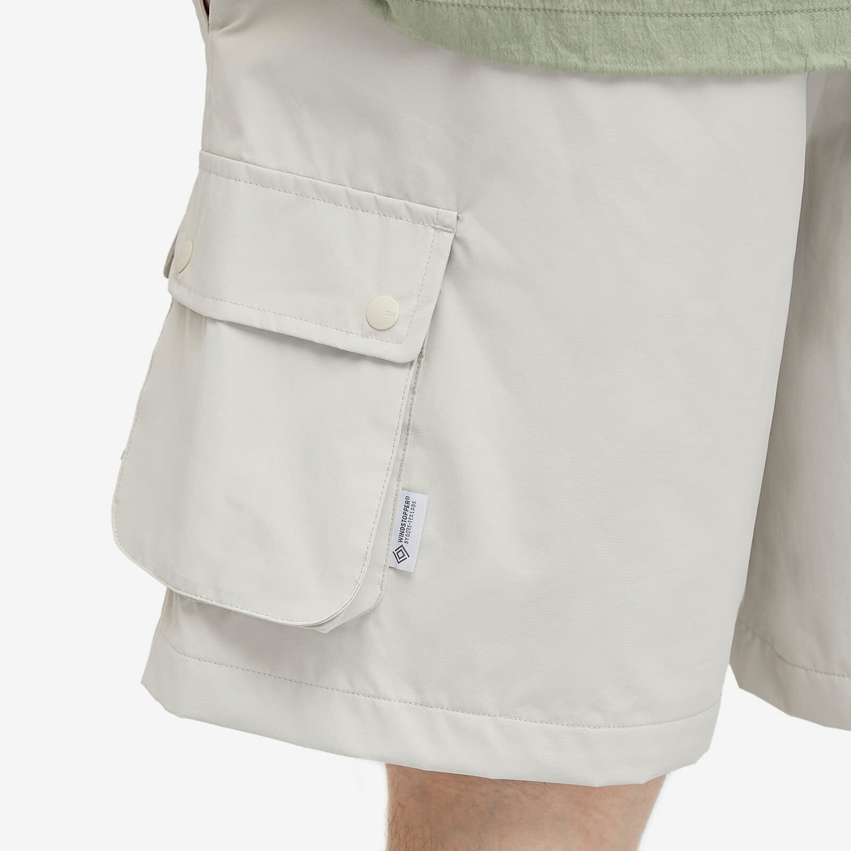 DAIWA Men's Gore-Tex Windstopper Tech Hiker Mountain Shorts in Ecru