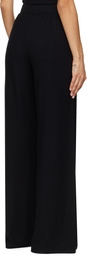 LESET Black Lauren Pleated Pocket Trousers