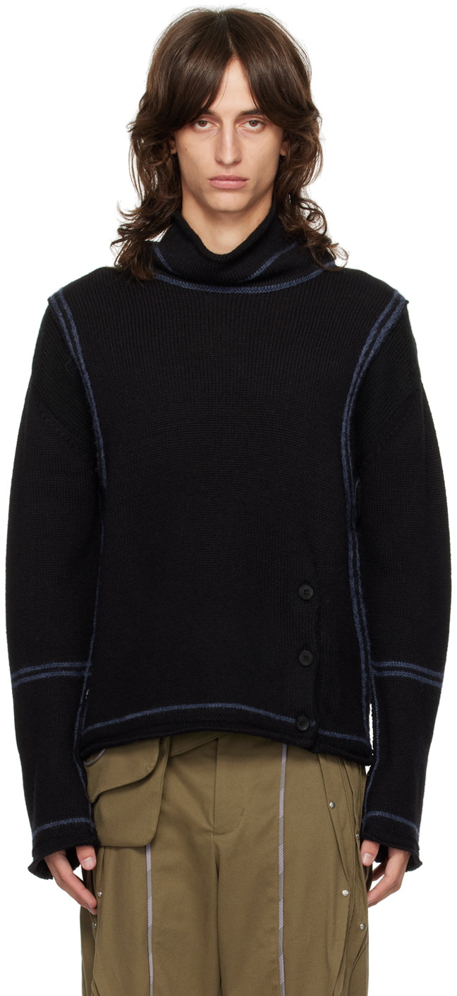Kiko Kostadinov Black Scarpitta Turtleneck Kiko Kostadinov