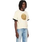 Versace White Printed Cotton-Jersey Regular T-shirt