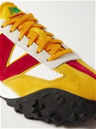 New Balance - Casablanca XC72 Suede-Trimmed Leather Sneakers - Yellow