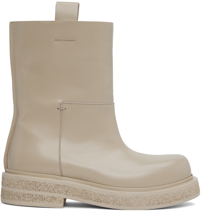 Photo: Quira SSENSE Exclusive Beige Lilibeth Boots