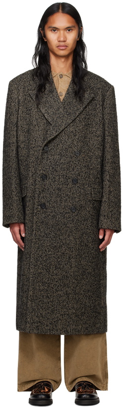 Photo: HOPE Gray Herringbone Time Coat