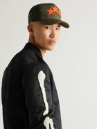AMIRI - Leather-Trimmed Cotton-Canvas and Mesh Trucker Hat