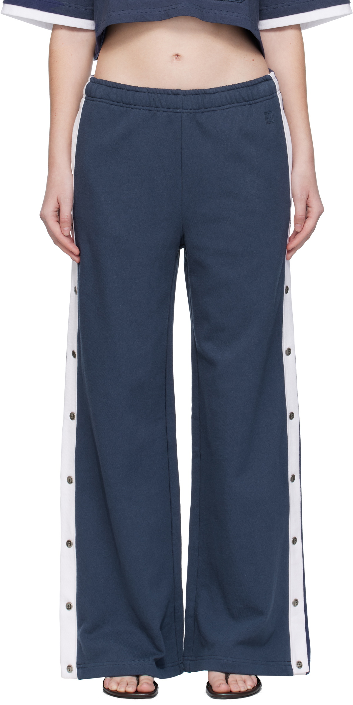 Ksubi Navy Origin Spliced Track Pants