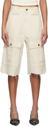 We11done Off-White Military Vintage Shorts