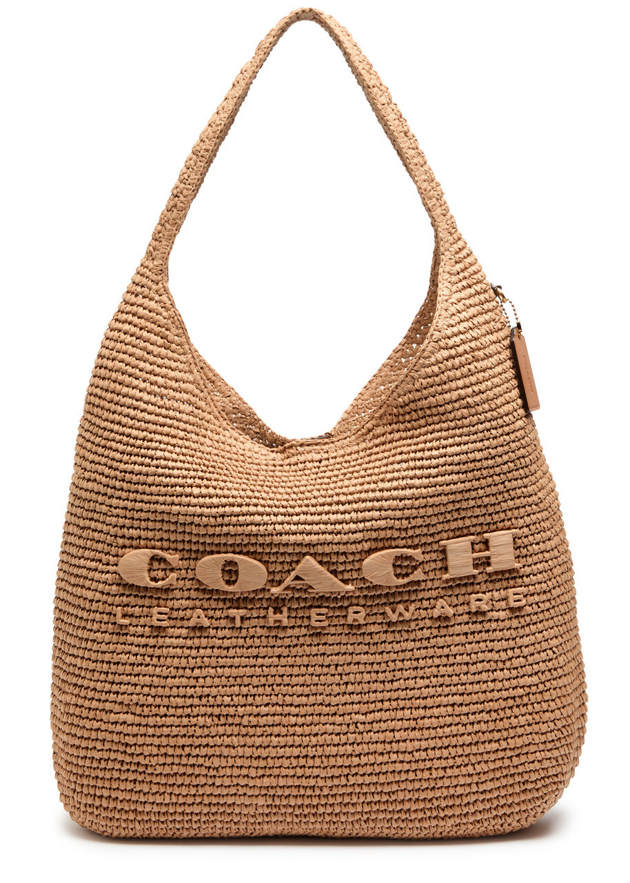 Coach Brooklyn 39 Straw Shoulder bag - Natural - One Size Coach