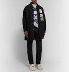 Raf Simons - Printed Mélange Cotton-Jersey T-Shirt - Men - Gray