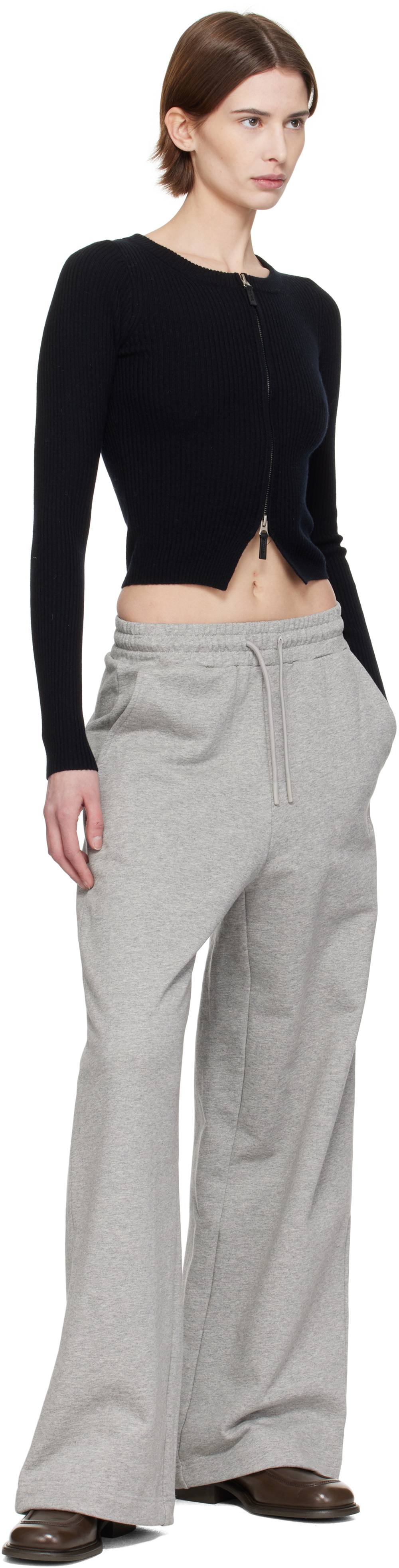Fax Copy Express Gray Casual Sweatpants