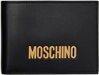Moschino Black Logo Bifold Wallet