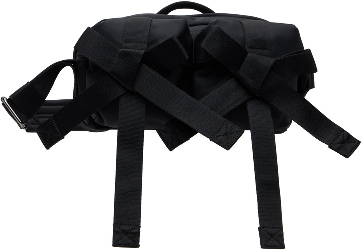 Photo: Simone Rocha Black Beaded Classic Bow Crossbody Bag