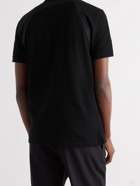 ALEXANDER MCQUEEN - Slim-Fit Harness-Detailed Cotton-Piqué Polo Shirt - Black