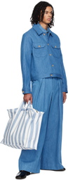 King & Tuckfield Blue 50's Denim Shirt