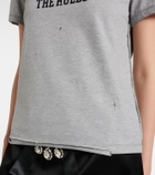 Dolce&Gabbana Printed cotton-blend jersey T-shirt