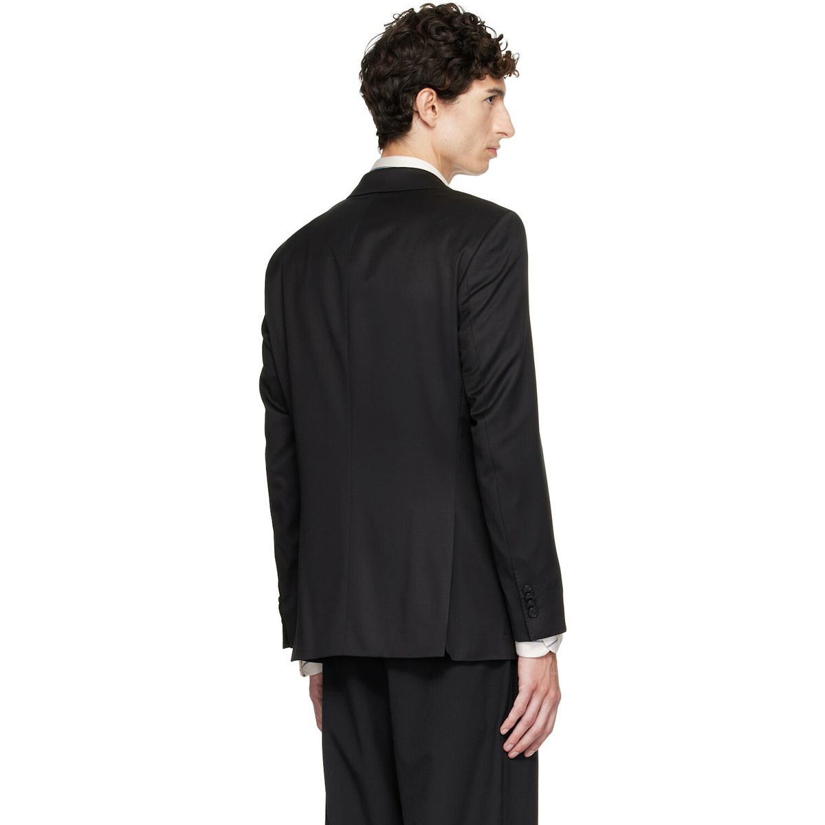 BOSS Black Slim-Fit Virgin Wool Serge Blazer