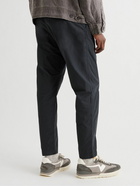 OrSlow - New Yorker Tapered Cotton Drawstring Trousers - Gray