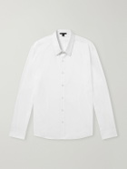 James Perse - Stretch Cotton-Blend Poplin Shirt - White