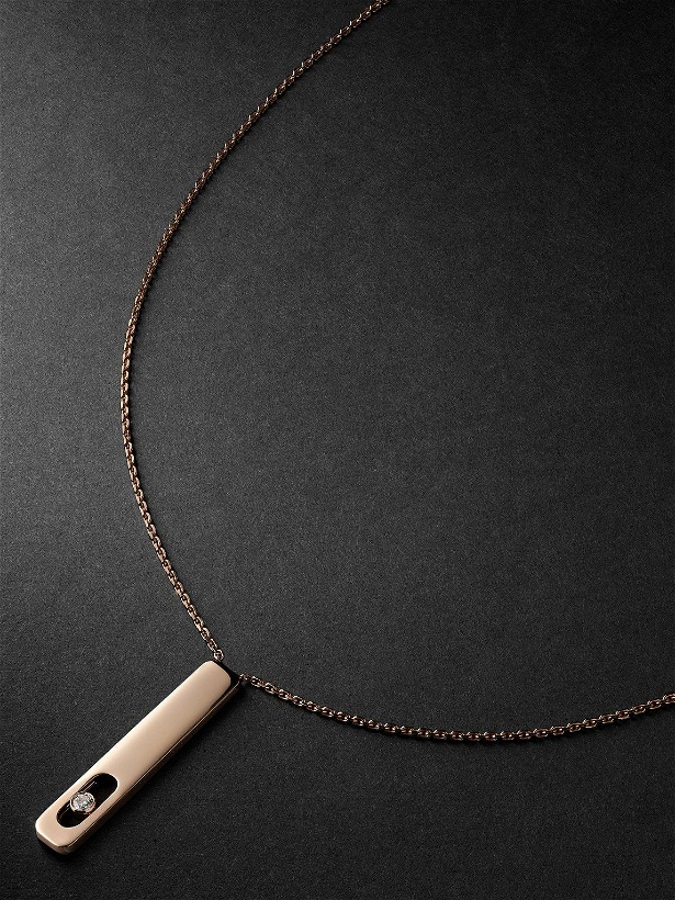 Photo: Messika - My First Diamond Rose Gold Necklace