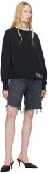 Maison Margiela Gray Stud Shorts