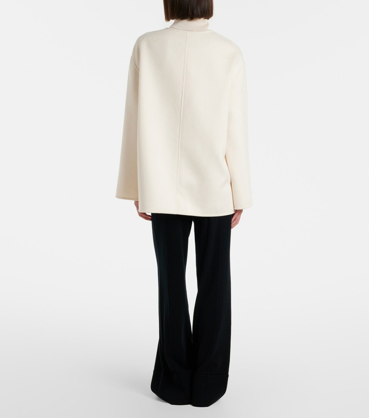 Jardin des Orangers Wool and cashmere wide-leg pants