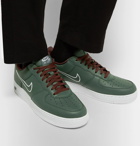 Nike - Air Force 1 Hong Kong Retro Full-Grain Leather Sneakers - Men - Forest green