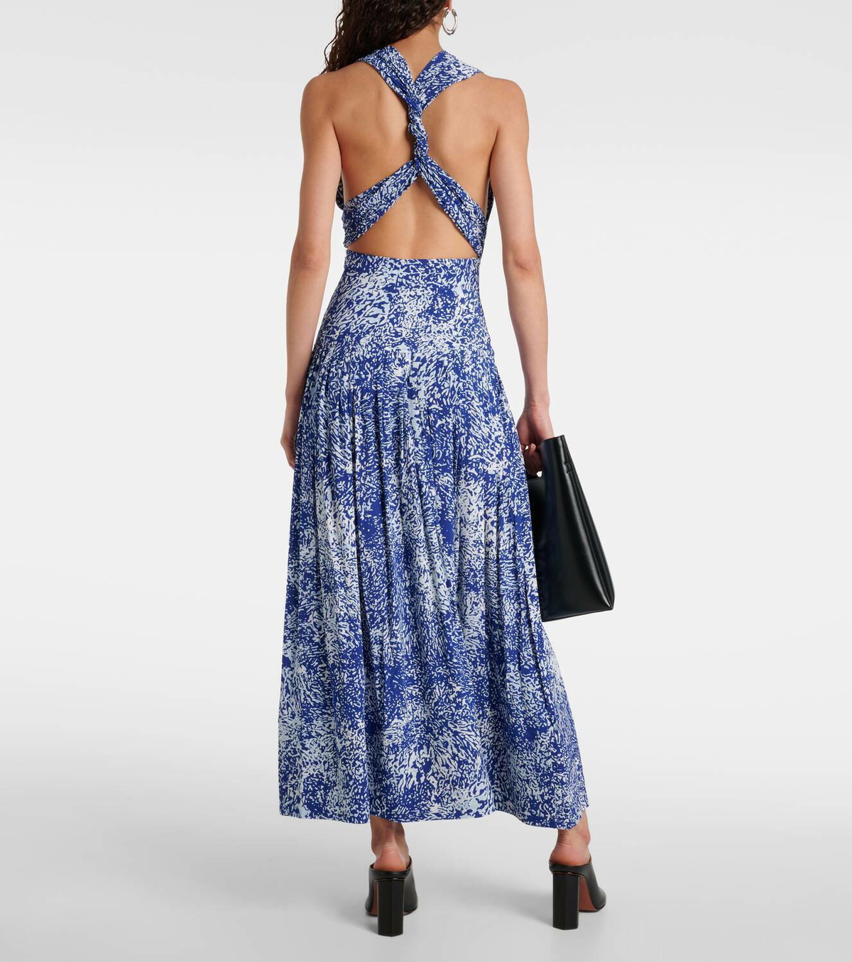 【Proenza Schouler】 Simoneプリント maxiドレス PROENZA SCHOULER Simone pleated printed crepe maxi dress