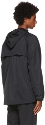 Reebok Classics Black Windbreaker Zip-Up Jacket