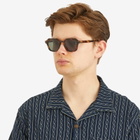 Oscar Deen Diego Sunglasses in Tortoise Shell/Green 