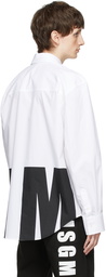 MSGM White Cotton Shirt