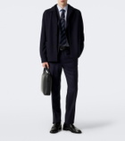 Zegna Cotton-blend poplin shirt