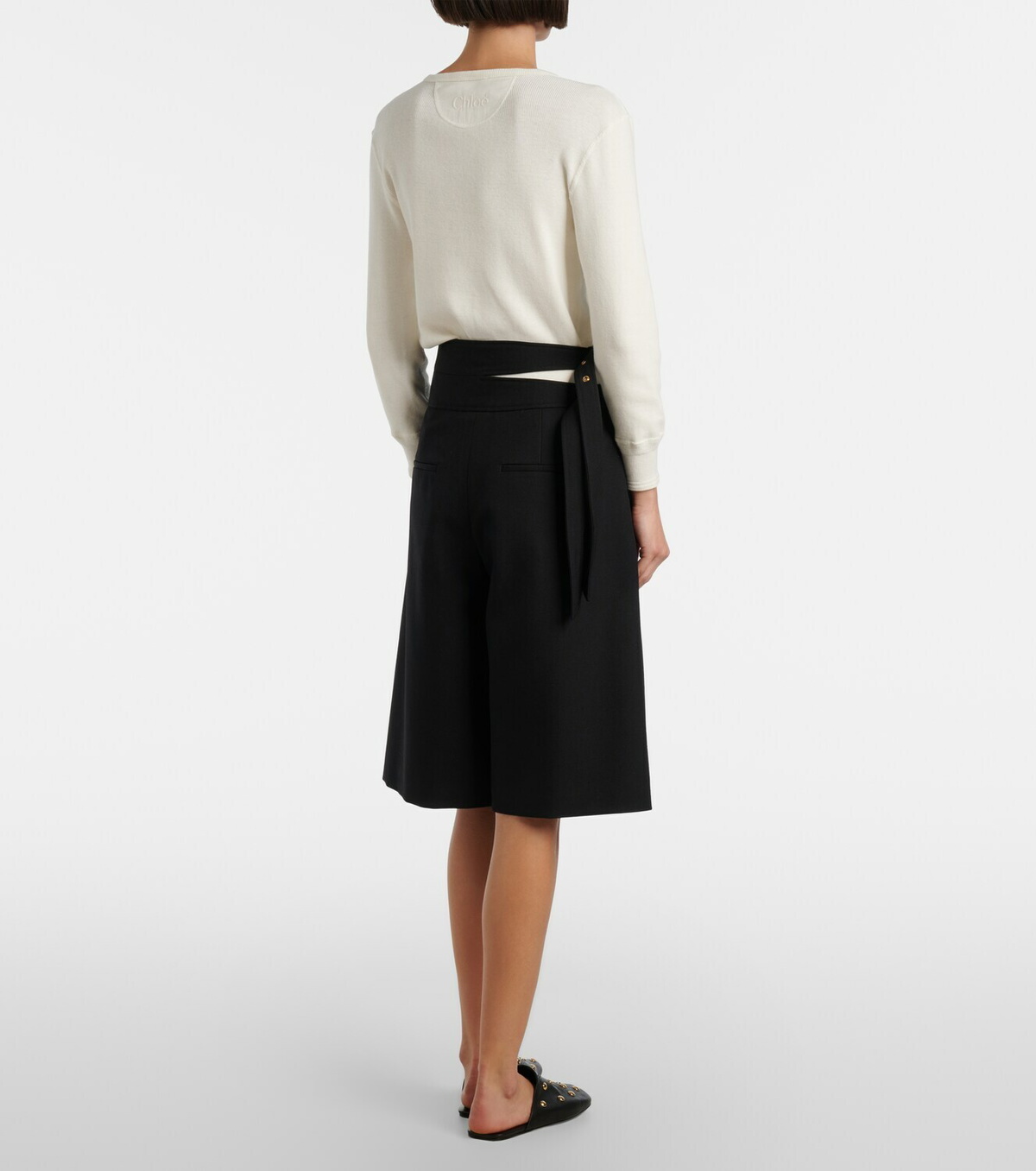 Chloé Virgin wool shorts