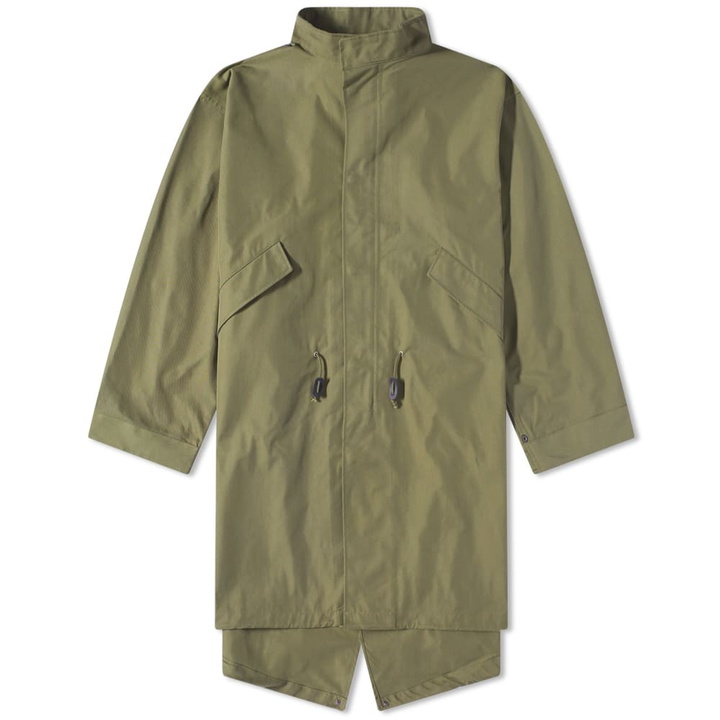 Photo: Uniform Bridge Men's M65 Fishtail Jacket in Khaki