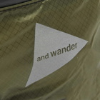 And Wander Men's Sil Waist Bag in Khaki