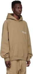 Fear of God ESSENTIALS Tan Cotton Hoodie