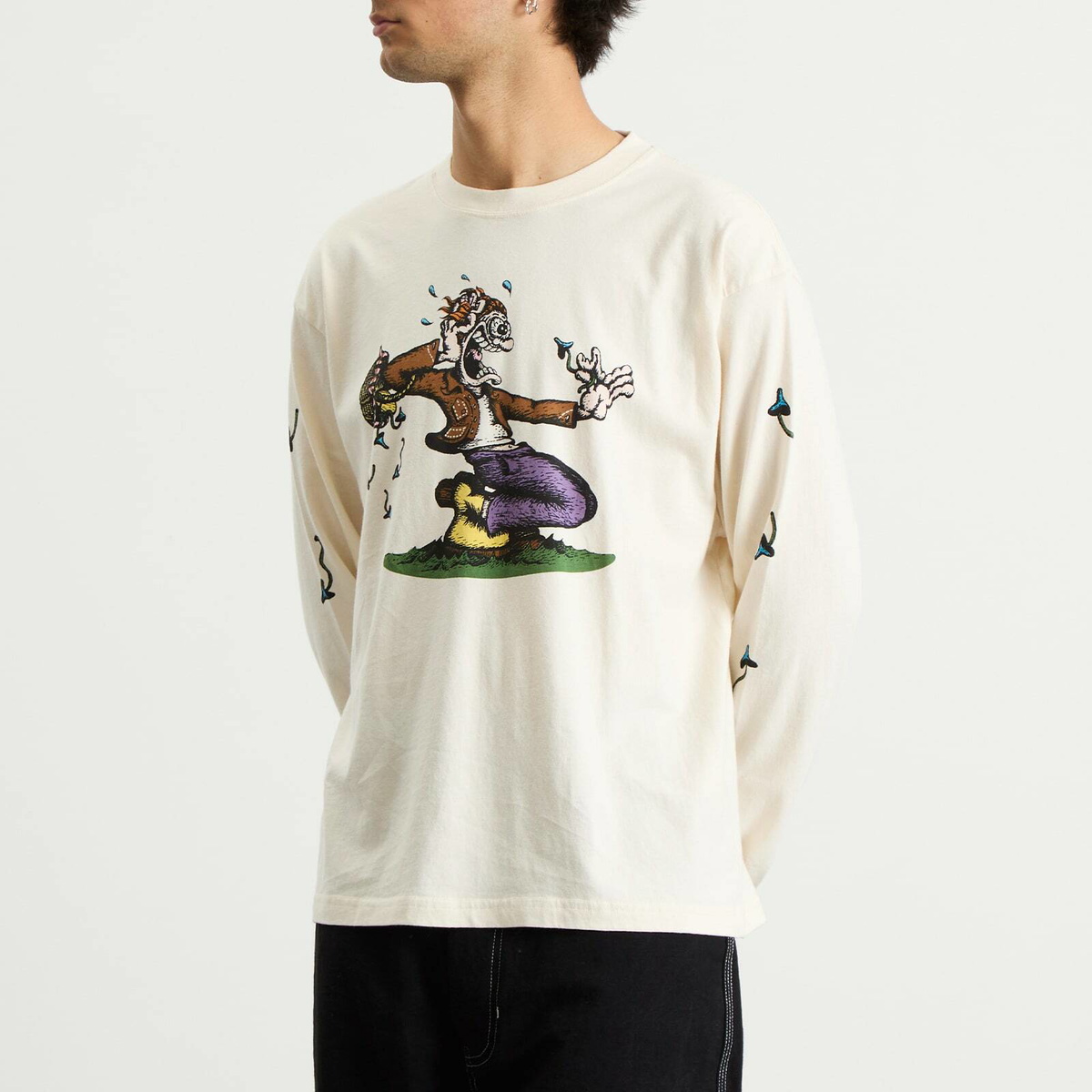 Story mfg. Men's Grateful T-Shirt Ls in The Trip