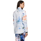 S.R. STUDIO. LA. CA. White SOTO Hand-Dyed Denim Shirt