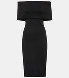 Bottega Veneta Off-shoulder jersey midi dress