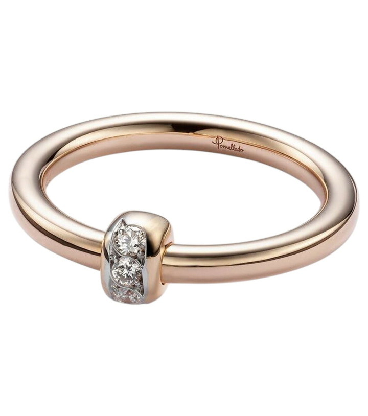 Photo: Pomellato Pomellato Together 18kt rose gold ring with diamonds