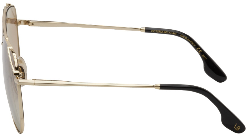 Victoria Beckham Gold VB230S Sunglasses