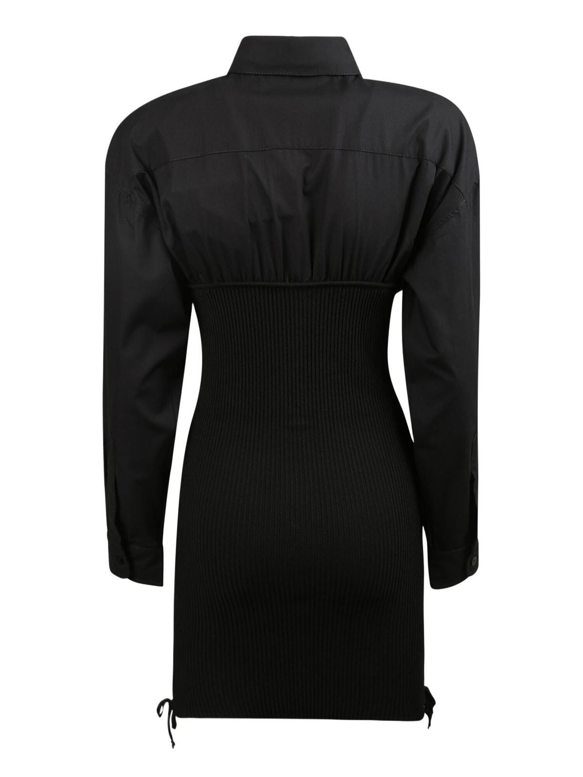 ANDREĀDAMO Ribbed Knit Midi Dress