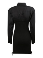 ANDREĀDAMO Ribbed Knit Midi Dress