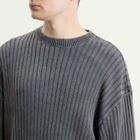 Balenciaga Men's Sweater with Logo in Light Blue
