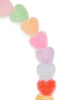 Crystal Haze Jelly Heart 18kt Gold-plated Necklace - Multicoloured - One Size