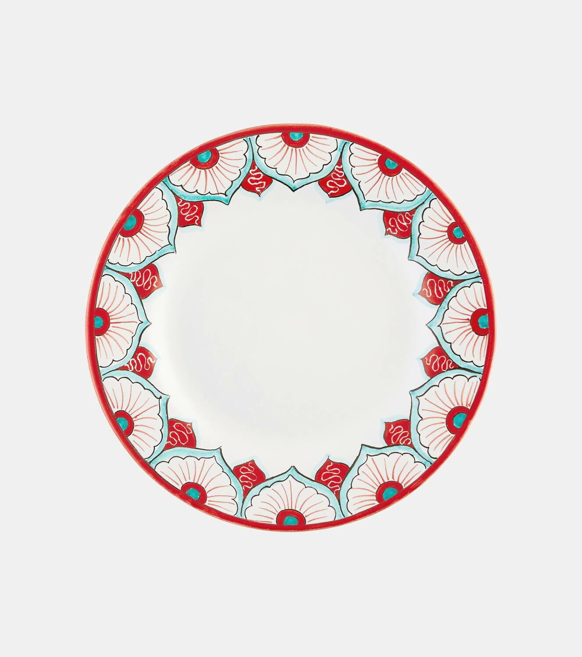 Les-Ottomans Peacock dessert plate by Bertrando Di Renzo