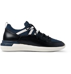 Tod's - No_Code Neoprene and Leather Sneakers - Men - Navy