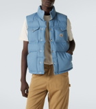 Moncler Ervional denim down vest