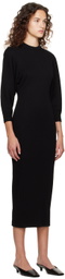 BITE Black Seashell Midi Dress