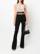 ANDREADAMO - Stretch Knit Cut-out Flared Trousers